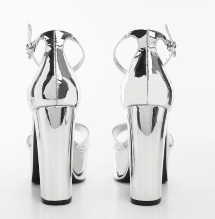 Sandalia metalizadas Mango 3 Merca2.es