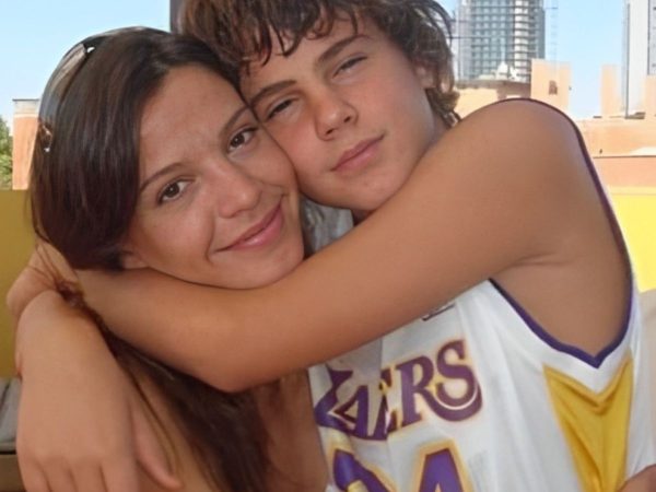 Silvia Bronchalo y el pequeño Daniel