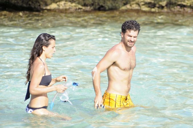 Xenia Tostado y Rodolfo Sancho en Fuerteventura