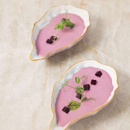 Ingredientes para ajoblanco de remolacha de Tamara Falcó