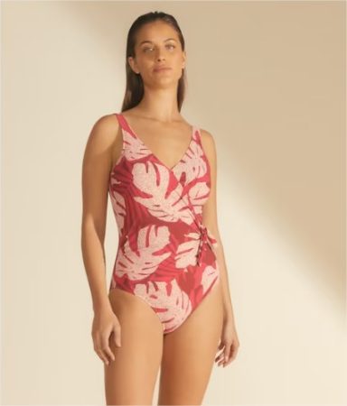 bañador cruzado estampado el corte ingles