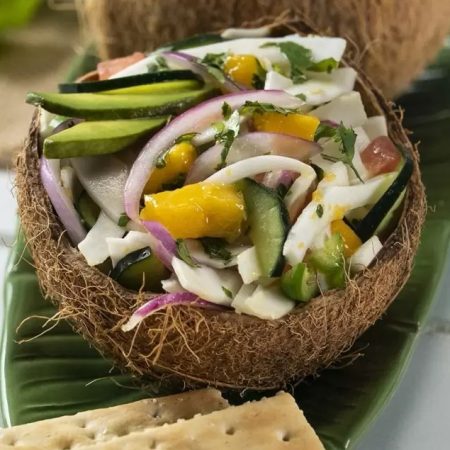 ¿Has probado el ceviche de coco?