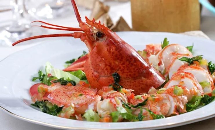 Ingredientes para el bogavante