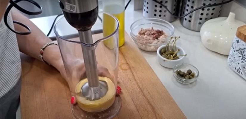 Elaboración de la ensalada de Martín Berasategui