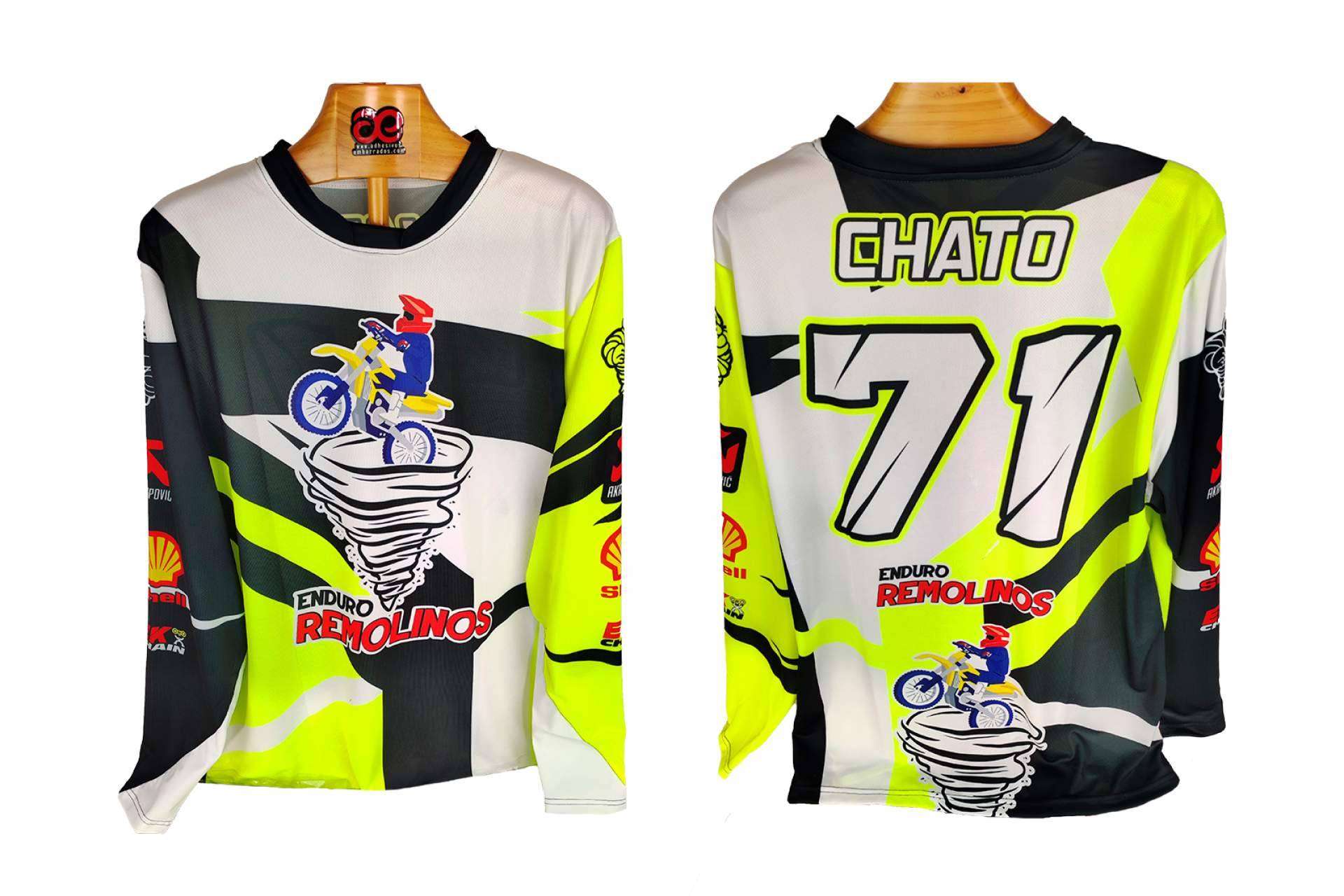 Camisetas personalizadas de motocross, de la mano de ADHESIVOSEMBARRADOS