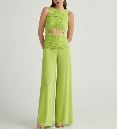 mono drapeado verde el corte ingles