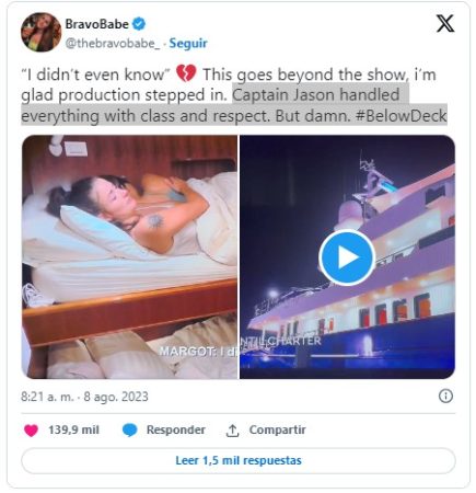 Un incidente que dejó a la audiencia muy impactada