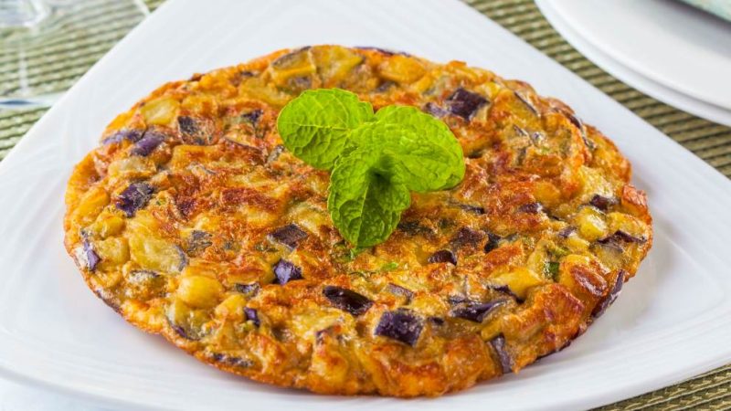 Ingredientes para realizar tu tortilla de berenjenas
