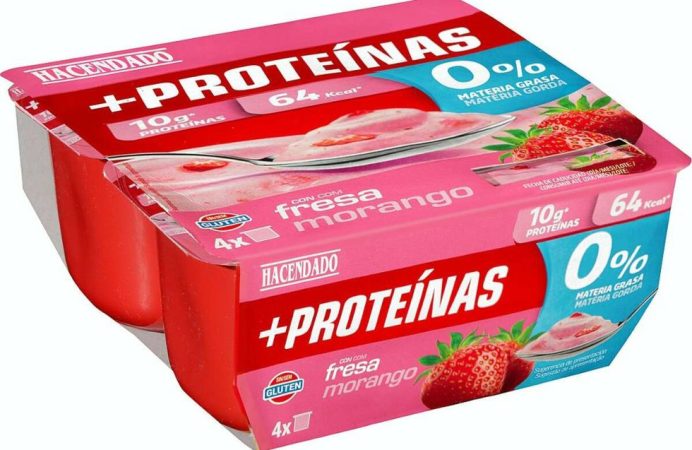 Tonifica tu cuerpo con los mejores yogures de proteínas según los expertos 100 Merca2.es +Proteínas Hacendado (Mercadona)