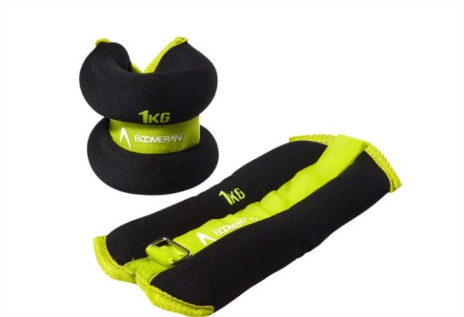 Par de Pesas Lastre para Muñecas y Tobillos 1 kg Boomerang