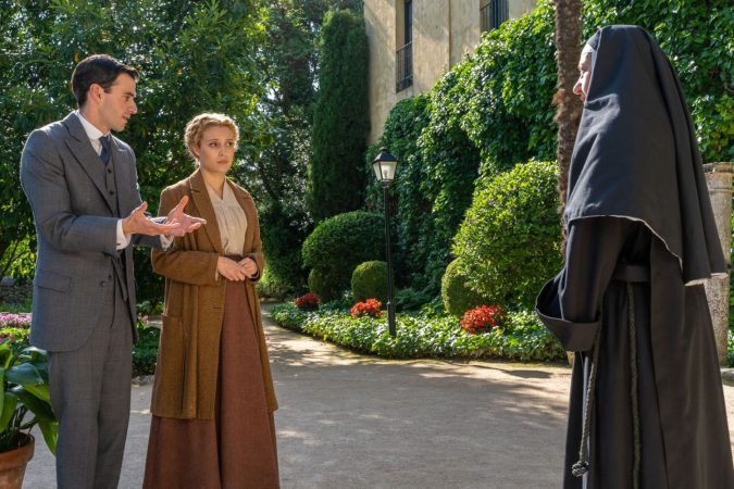 Abel y Jana en el convento