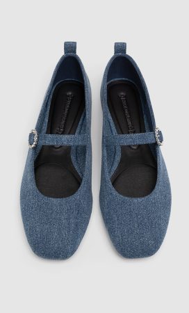 Bailarinas denim Stradivarius Merca2.es