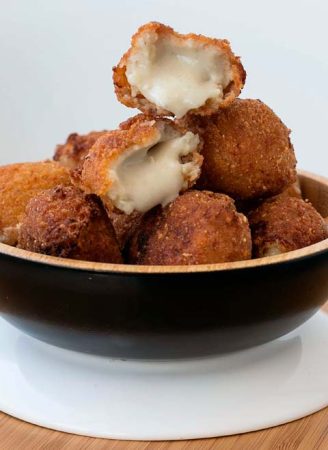 Ingredientes para las croquetas con queso