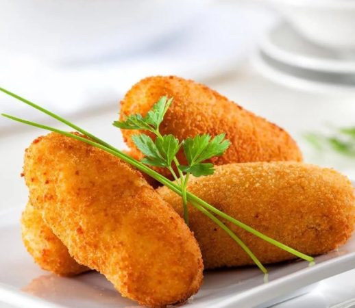 Instrucciones de preparación de las croquetas con queso
