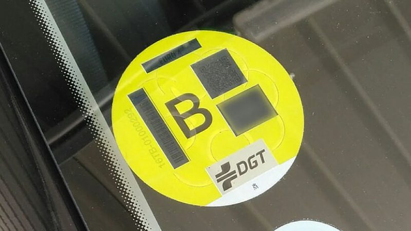 Funcionamiento actual de las etiquetas de la DGT