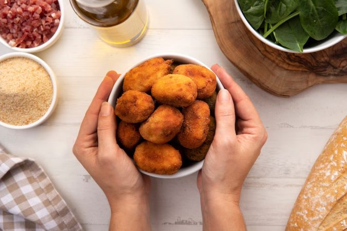 Reserva las croquetas que sobren