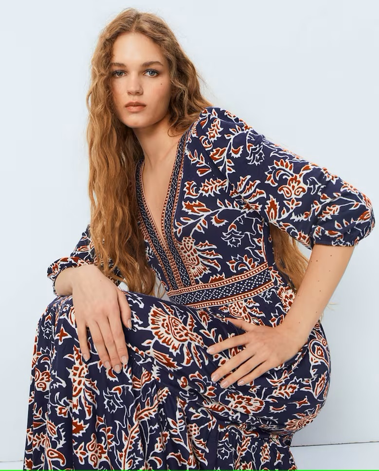 Vuelve la moda de los vestidos estampados y Sfera tiene este a un precio escandaloso