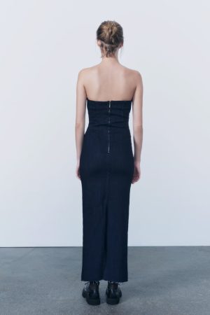 Potencia al máximo tus curvas con este vestido vaquero de Zara 2 Merca2.es Vestido vaquero Zara 2 Merca2.es