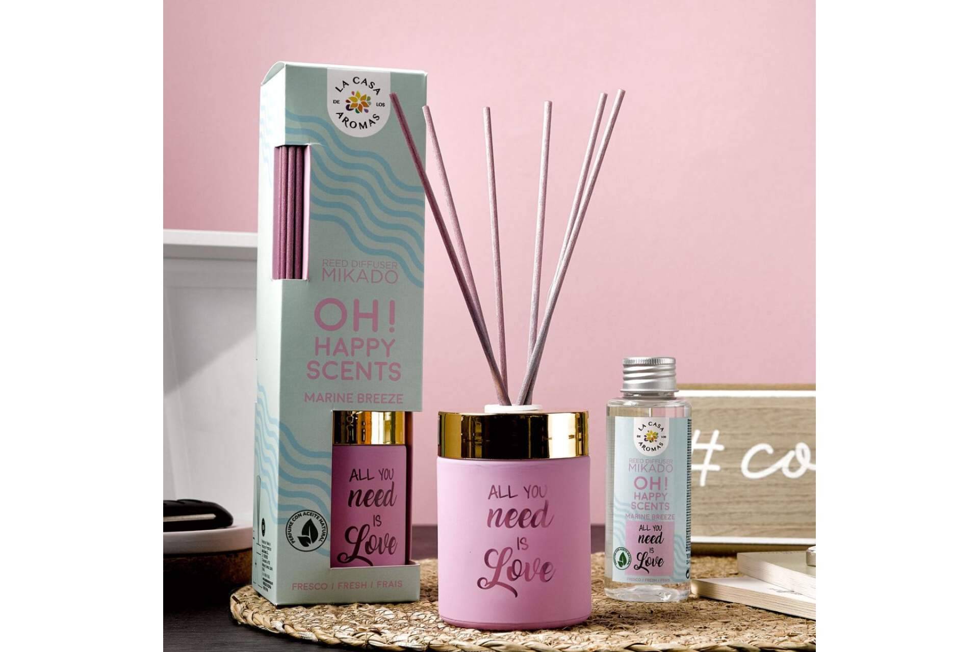 Cómo son los mikados decorativos de La Casa de los Aromas