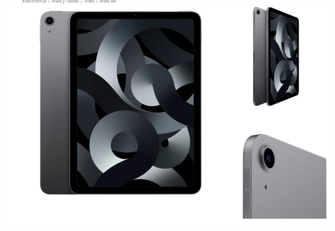 Ofertas irresistibles en productos Apple por la Vuelta al Cole en El Corte Inglés 7 Merca2.es Apple iPad Air (2022) Wi-Fi (5ª Generación)