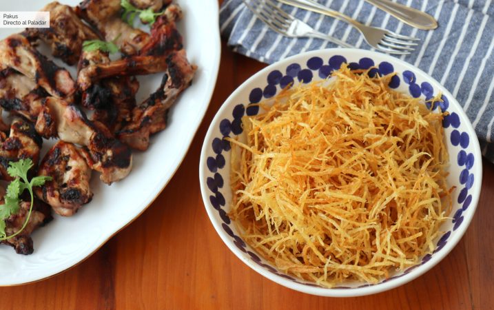 El valor culinario de las patatas paja