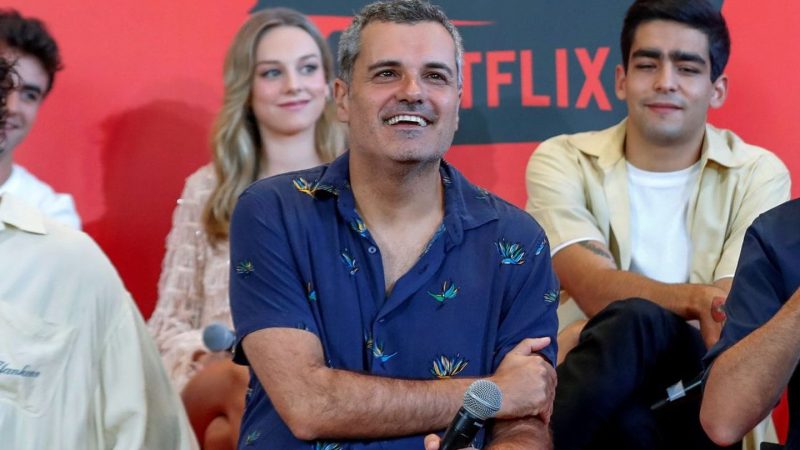 Carlos Montero y el reparto de Élite