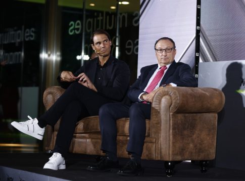 Rafa Nadal y Juan Matji, durante la presentación de NDL Pro-Health. Rafa Nadal y Juan Matji, durante la presentación de NDL Pro-Health.