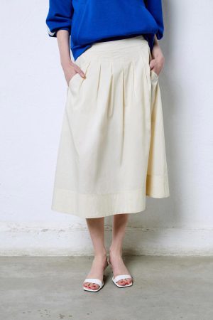 FALDA MIDI DE TABLAS