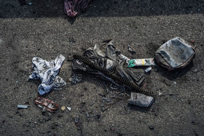 Gaza Israel EuropaPress 5496682 10 october 2023 israel reim personal belongings can be seen near the Merca2.es