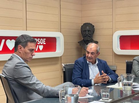 Pedro Sánchez y Juan Antonio Pedreño Pedro Sánchez y Juan Antonio Pedreño