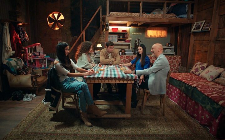 La cena en el gallinero