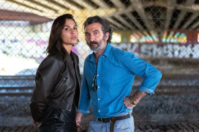 Michelle Calvó y Luis Zahera