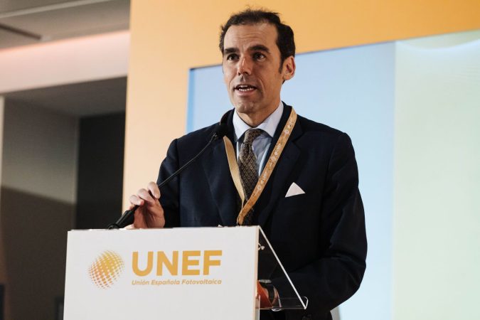 Ribera subraya el "impacto negativo" en la industria solar de los componentes a precios "por debajo de coste" 1 Merca2.es Rafael Benjumea presidente de UNEF Merca2.es