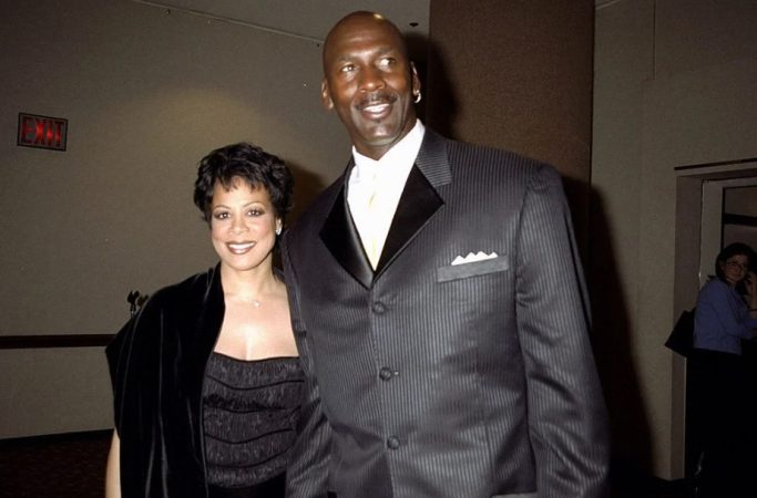 Michael Jordan y Juanita Vanoy