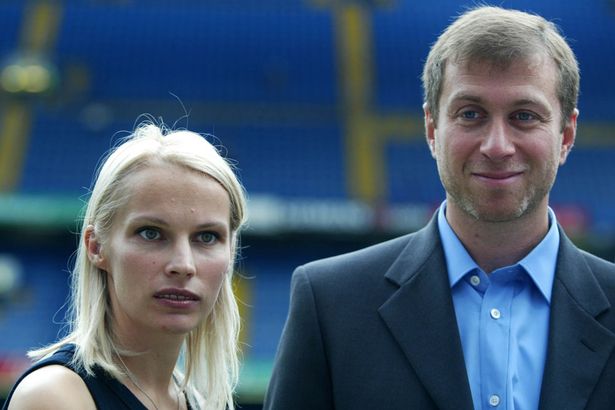 Román Abramóvich y Irina Malandina