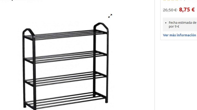 Organiza tu calzado con este zapatero para 12 pares que Carrefour vende a menos de 9 euros 1 Merca2.es zapatero carrefour