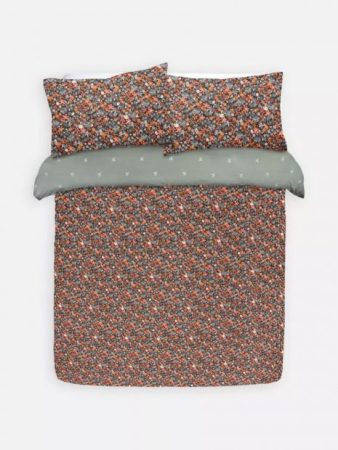 Funda nórdica floral multicolor para cama doble