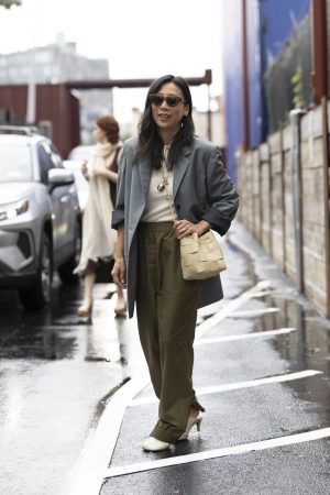 Pantalones de pierna ancha estilo cargo