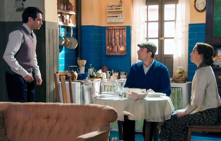 Miguel, Elías y Trini