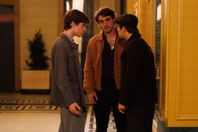 Pablo, Raimundo y Emilio preparando el atraco