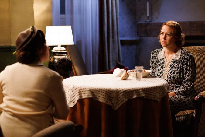 Pilar y Antonia en 'La Moderna'.