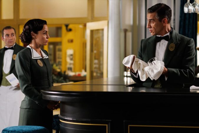 Teresa y Cañete en 'La Moderna'