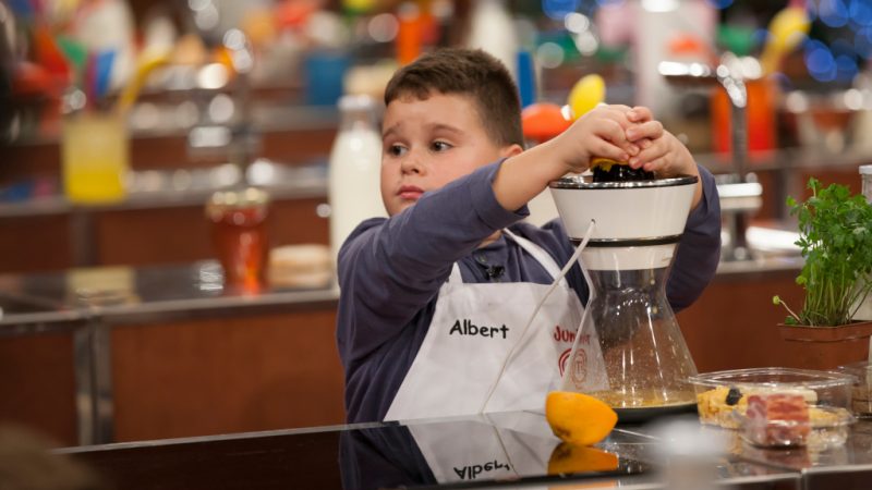 Un participante de MasterChef Junior