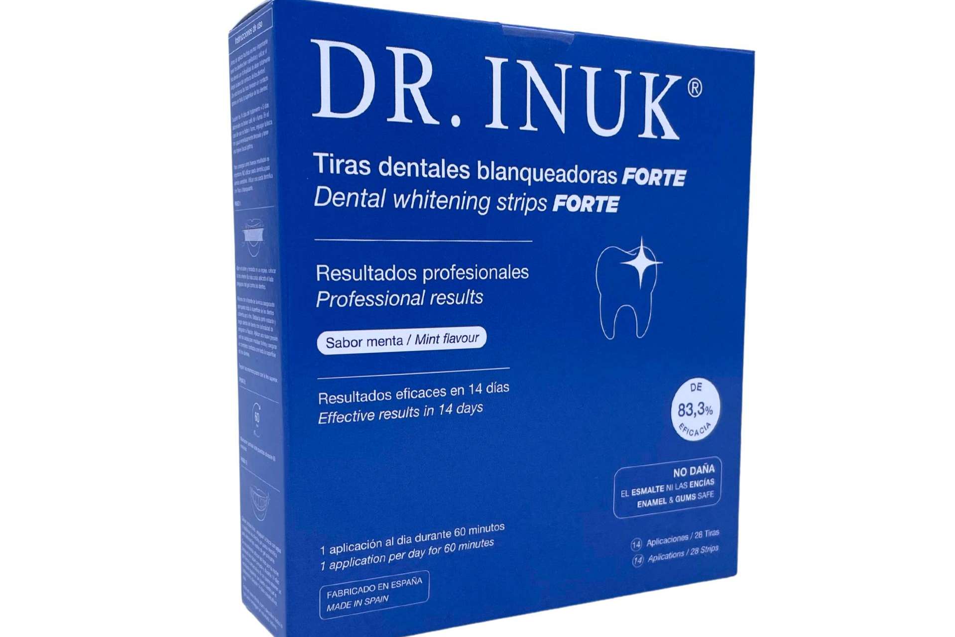 Conseguir una sonrisa radiante es ahora más fácil gracias al blanqueamiento dental con tiras blanqueadoras de Dr. INUK