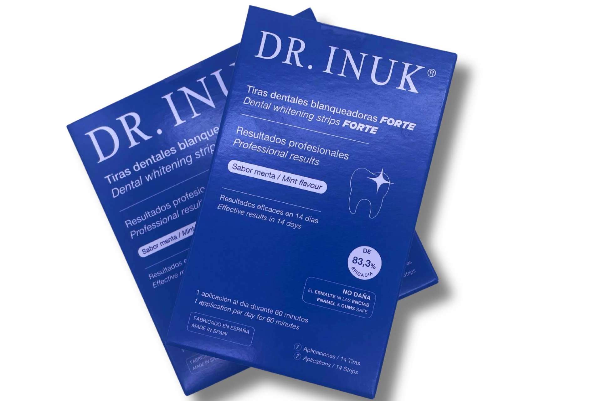 El nuevo lanzamiento de Dr. INUK para el blanqueamiento dental, tiras blanqueadoras FORTE