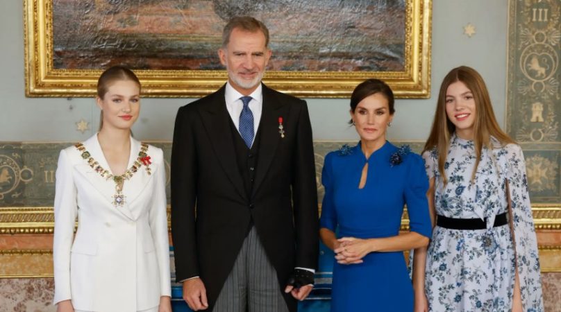 La planificación del menú quedó a cargo de la reina Letizia