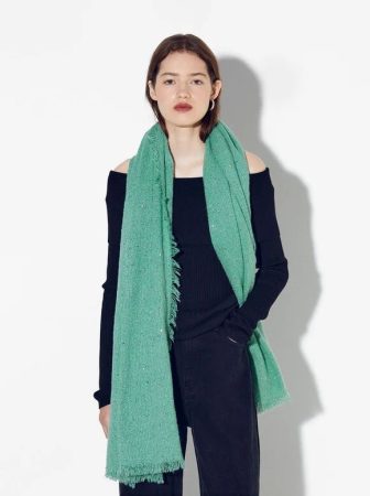 Bufanda con lentejuelas