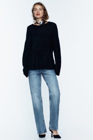 Descubre la elegancia atemporal con los Jeans Z1975 Rectos de Tiro Alto Full Length de Zara
