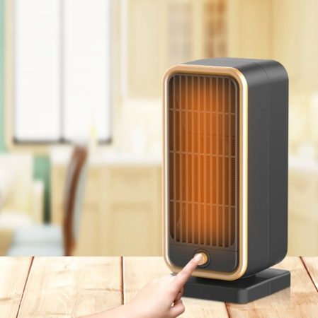 Este calefactor portátil también alumbra en la oscuridad