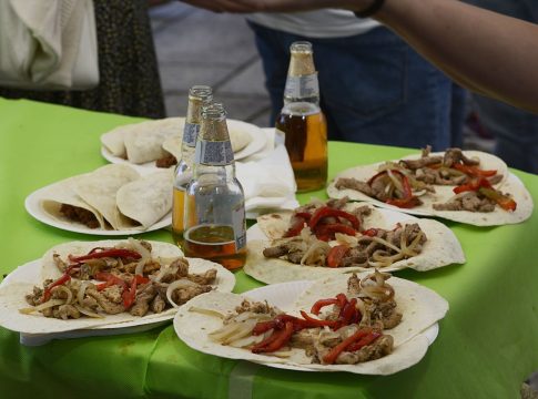 Tacos, fajitas y cerveza 